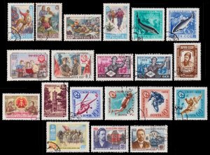 Russia Scott 2200 -- 2298 (1959-60) CTO VF Complete Sets, CV $5.25 C