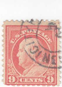 Scott# 509 - 9c Salmon Red - Washington - Used