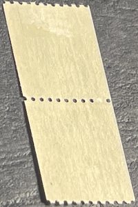 U.S.# 849-MINT/HINGED--JOINT LINE PAIR WITH PARTIAL PLATE #--1939