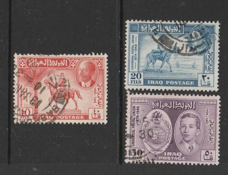 Iraq 1949 UPU Used SG 339/41