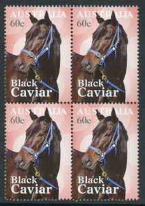 Australia SG3987 2013 Black Caviar Block of 4 U/M