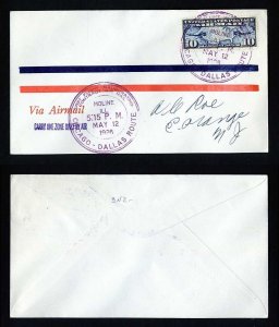 # C7 on CAM # 3 First Flight cover, Moline, IL to Chicago, IL - 5-12-1926 - # 1