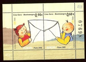 Montenegro #185 60c and 90c Europa - Boy and Girl ~ MNH