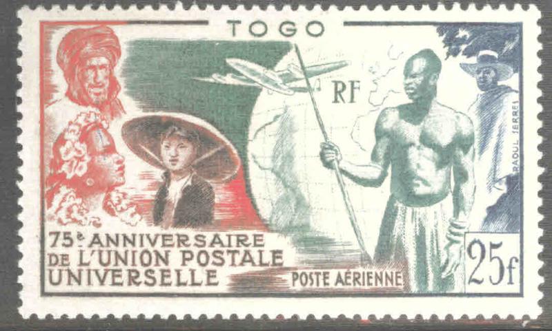 TOGO Scott C18 MH* UPU stamp