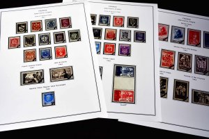 COLOR PRINTED FRANCE 1941-1999 SEMI-POSTALS + STAMP ALBUM PAGES (87 ill. pages)