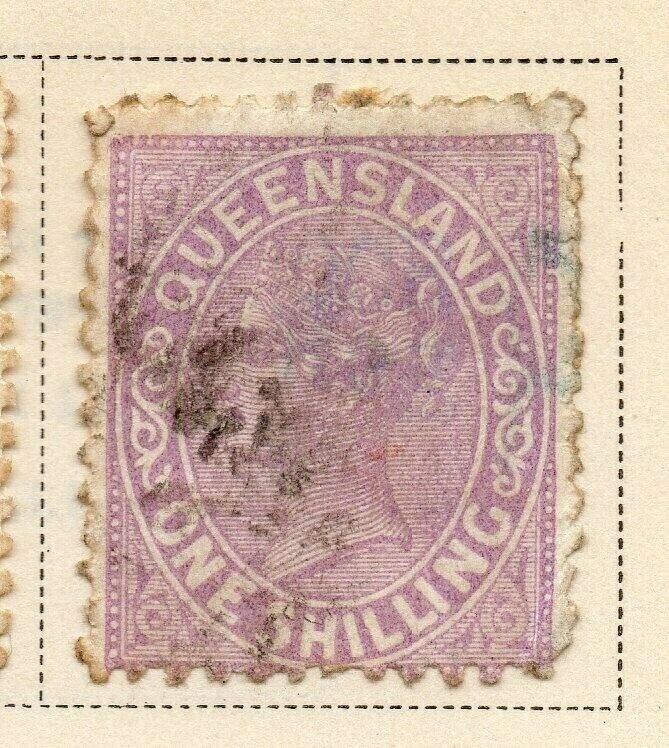 Queensland 1895 Early Issue Fine Used 1S. 326839