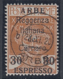 ITALY - ARBE Exp. n.1 used cv 330$ - Warranty  stamping on back