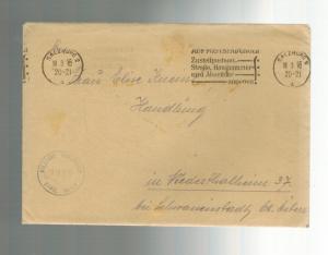 1946 Salzburg Austria War Criminal Prison Camp Marcus Cover Fritz Kueissl w/ltr