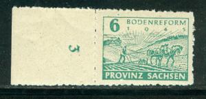 GDR Saxony Province Scott # 13N13, mint nh, variation