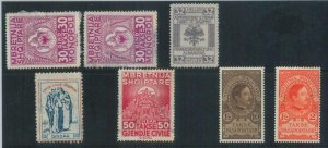 78371  - ALBANIA  -  STAMP:   Small lot of REVENUE stamps