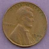 1940 S Lincoln Wheat Cent #635
