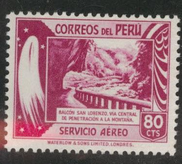Peru  Scott C92 MNH** from 1949-50 Airmail set