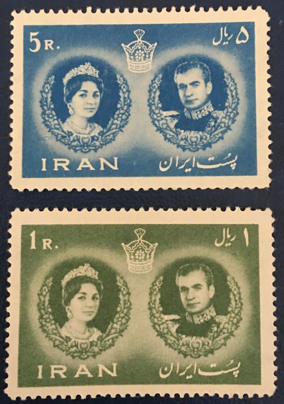 Middle East,worldwide,MNH 1960, Royal Wedding,shah, Farah