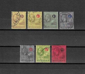 ANTIGUA 1921/29 SG 55/61 USED £500