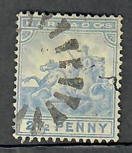 Barbados #74 used single (wtmk 2)