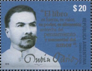 Argentina 2016 MNH Stamps Scott 2781 Literature Writer Ruben Dario