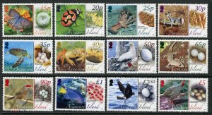 2008 Ascension 1021-1032 Birds - Marine fauna 50,00 €