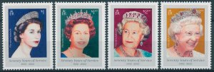 Pitcairn Islands 2022 MNH Royalty Stamps Queen Elizabeth II Platinum Jub 4v Set 