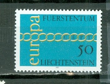 LIECHTENSTEIN 1971 EUROPA  #485  MNH...$0.45