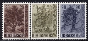 2329 - Liechtenstein 1958 - Trees and Bushes - MLH Set