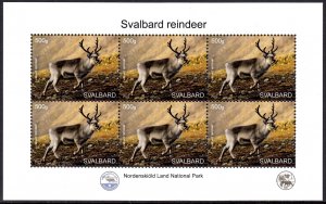 SVALBARD SPITSBERGEN 2023 WILD ANIMALS REINDEER NATIONAL PARKS MNH LOCAL STAMP