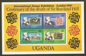 Uganda #296a NH London 80 SS