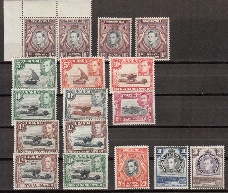 KUT - 1938/1952 KGVI stamp collection - MNH (7650)