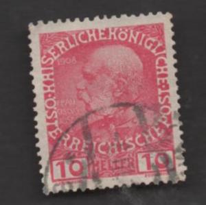 Austria  Scott # 115  used single