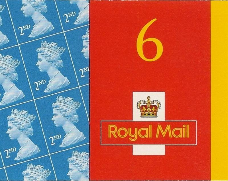 GB 2001 2nd Barcode Booklet MA1