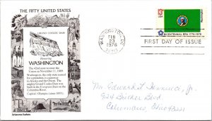 FDC 1976 SC #1682a Aristocrat Cachet, Washington - DC Cancel - Single - J555