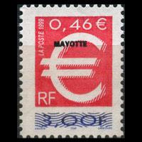 MAYOTTE 1999 - Scott# 125 Euro Opt. Set of 1 NH