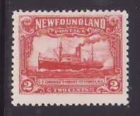 Newfoundland-Sc#164- id20-unused og VLH 2c Steamship-1929-31-