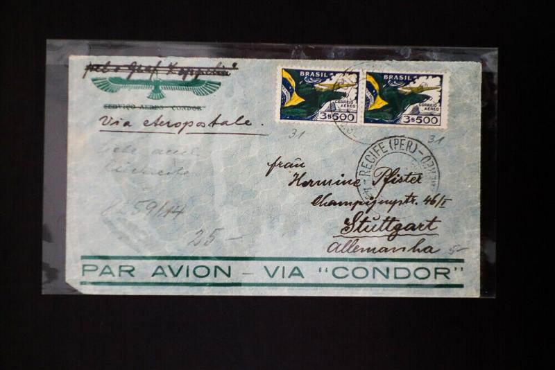 Brazil Stamped Rare Condor Cover