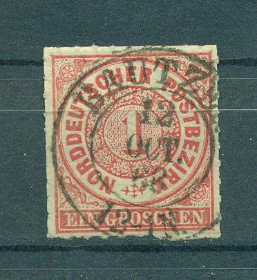 Germany-North German Confederation sc# 4 used cat $1.60