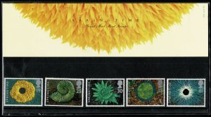 G.B.QE II 1995  FOUR SEASONS SPRINGTIME MINT (NH) SG1853-57 P.O. PACK 255 SUPERB