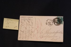 US 158 on cover NYC 5 to San Francisco CA (#2700)