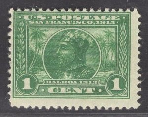 US Stamp #397 1C Green Balboa MINT HINGED SCV $15.00