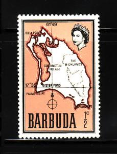 Barbuda 12 MNH Maps