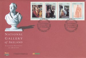 Ireland 2003 FDC Sc #1499a Strip of 4 48c National Gallery Paintings