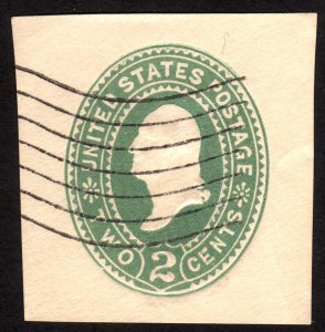 1894, US, 2c, Cut square, Used, Sc U311