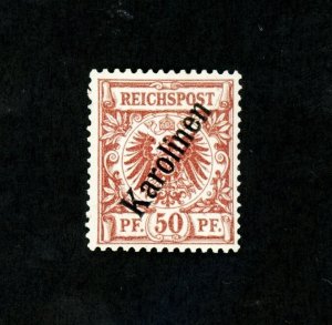 [CAROLINE ISLANDS] 1900 50pf SC 6 / German ‘Karolinen’ Overprint (MH)