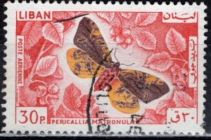 Lebanon; 1965: Sc. # C427: Used Single Stamp