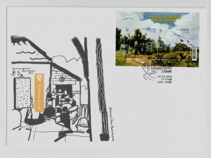 2024 war in Ukraine, First Day Cover of stamps Ukrposhta is always by your side