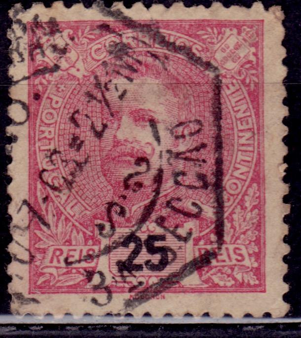 Portugal, 1895-1905, King Carlos, 25r, sc#117, used