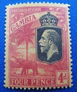 GAMBIA 1927  -  SCOTT # 108   (g1)