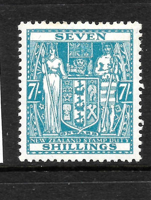 NEW ZEALAND 1931-58  7/-   ARMS   MLH  SG F174