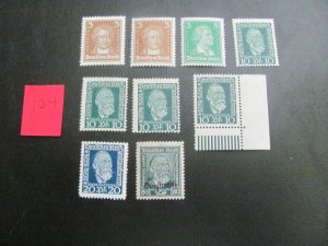 Germany 1920s LOT MNH XF(124)