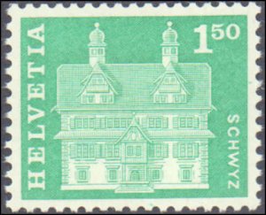 Switzerland #382d-398b, Complete Set(15), 1968-1975, Never Hinged