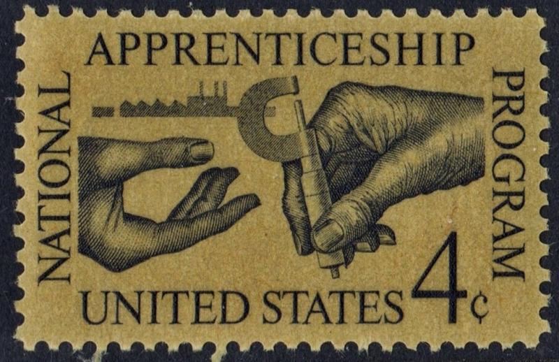 SC#1201 4¢ Apprenticeship Program (1962) MNH