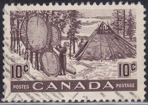 Canada 301 Drying Animal Hides 1950